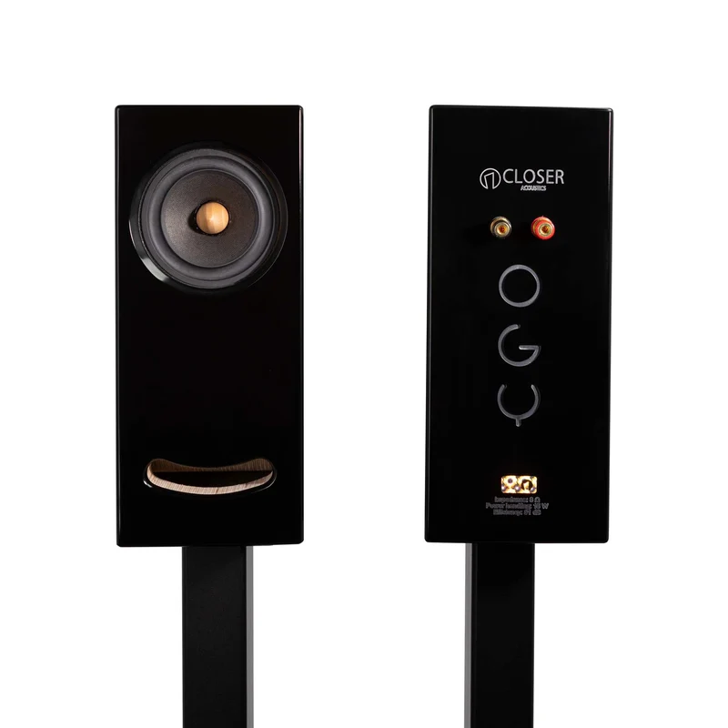 Closer Acoustics OGY Bookshelf Loudspeakers - Pair - Piano Black Acrylic Stone '26