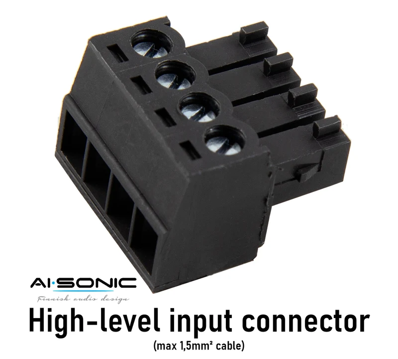 AI-Sonic S2-A100.4 – Amplificateur 4 canaux 4 x 165 WRMS 2 Ohm