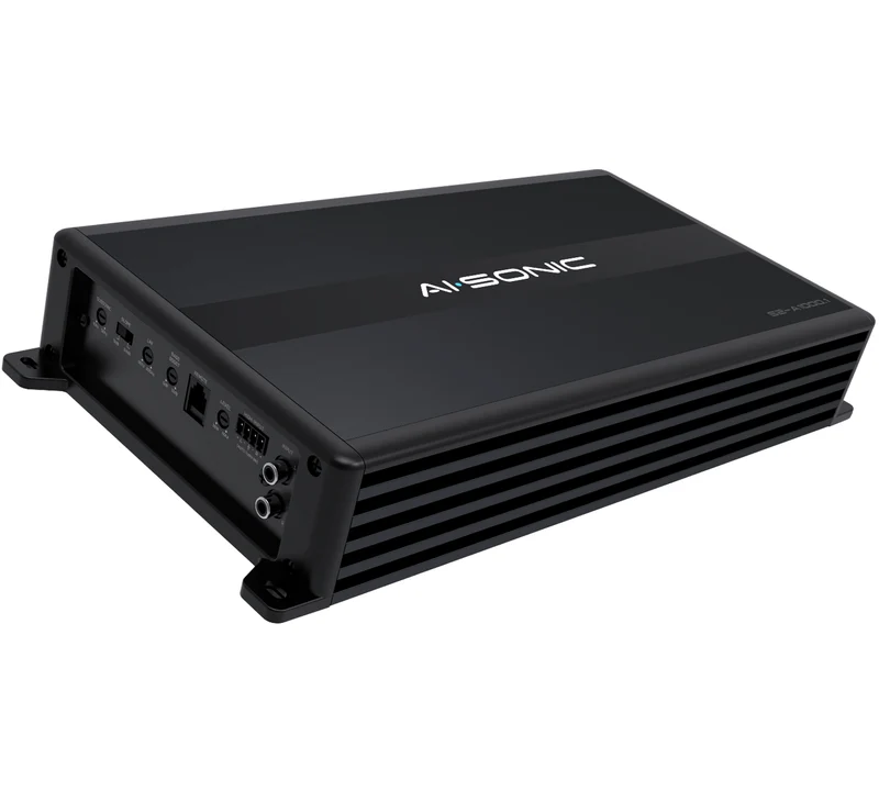 AI-Sonic S2-A1000.1 + bouton de basses S2 – Amplificateur mono 1000 WRMS 1 Ohm