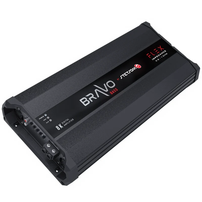 Stetsom BRAVO BASS FLEX 8K – Amplificateur Mono 8000/9000 WRMS 0,5 à 1 Ohm