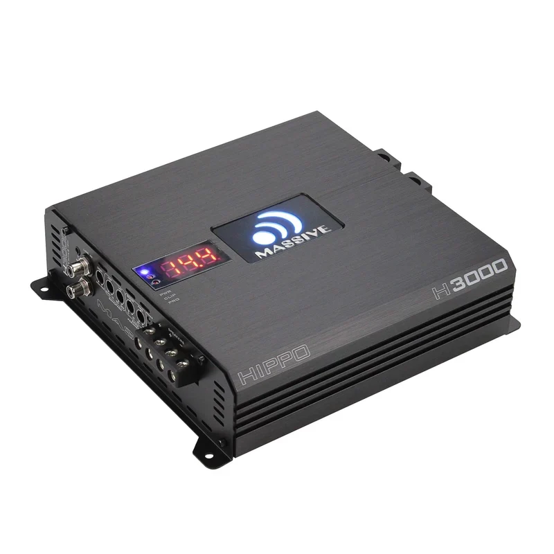 Massive Audio Hippo H3000 – Amplificateur Mono Classe D 3000 WRMS 1 Ohm