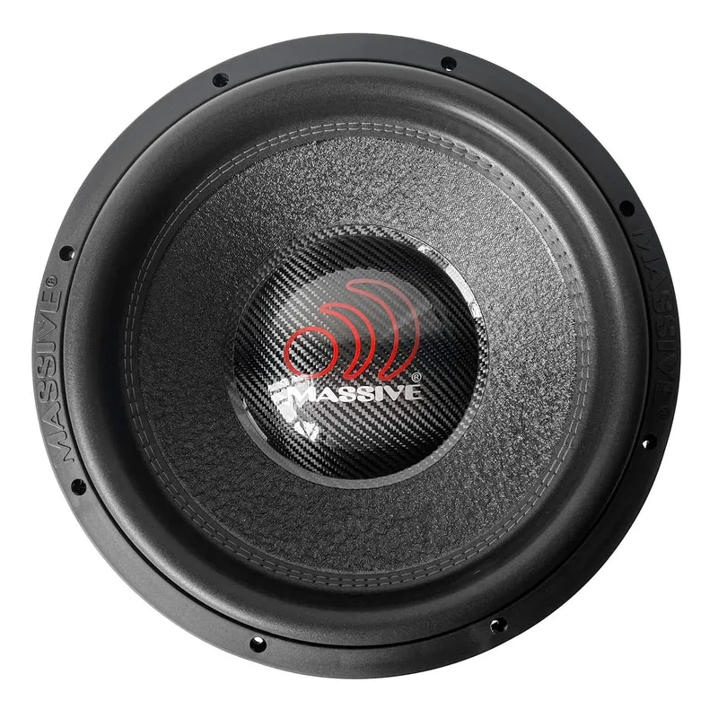 Massive Audio Hippo H152XR – Subwoofer 38 cm 3000 WRMS 87,7 dB Double Bobine 2 Ohm