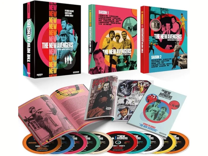CHAPEAU MELON ET BOTTES DE CUIR (THE NEW AVENGERS) - 10 UHD 4K + LIVRET 64 PAGES + 32 PAGES DE COMICS THE NEW AVENGERS - COFFRET COLLECTOR EDITION LIMITEE