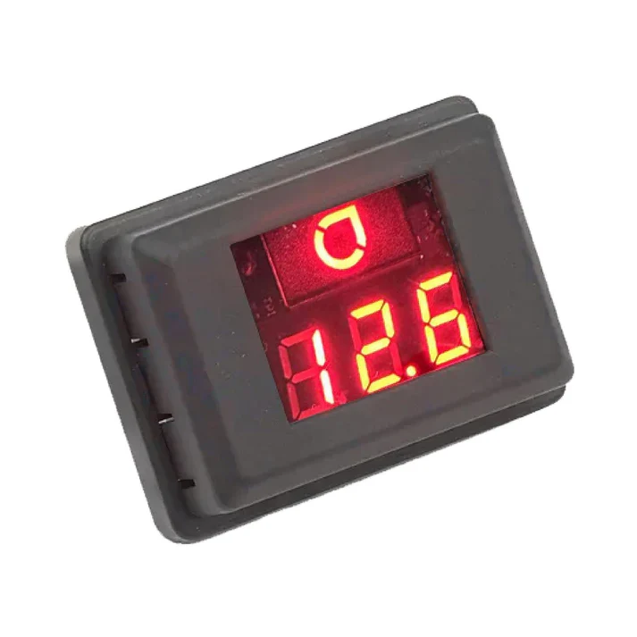 Moniteur de tension numérique 9-16V Rouge - DLS L1VMR