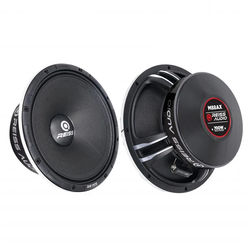 Reiss RS-M88AX - Médium 20cm " 350W RMS 96dB Papier 4Ω (Paire)