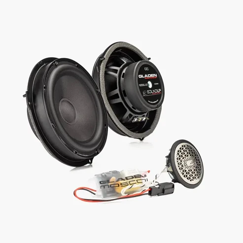 Gladen ONE Transit Appearance – Système haut-parleurs 2 voies 165mm spécifique Ford Transit/Tourneo