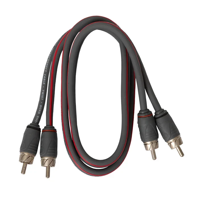 Câble RCA à quadruple blindage, 0,75 m L2RCA075TB