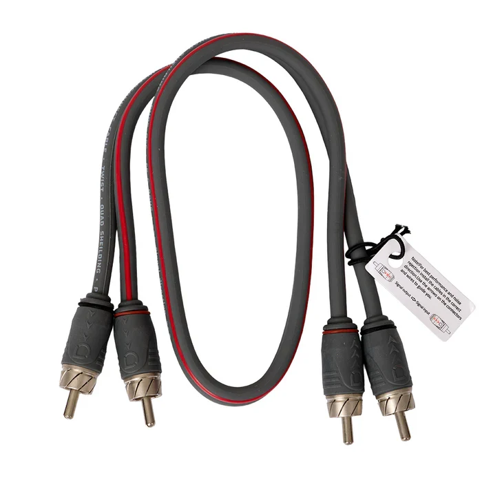 Câble RCA à quadruple blindage, 0,5 m L2RCA05TB