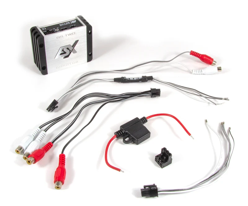 Amplificateur ESX QUANTUM QS-TWO nano classe D 2 canaux 2x95W / 1x190W