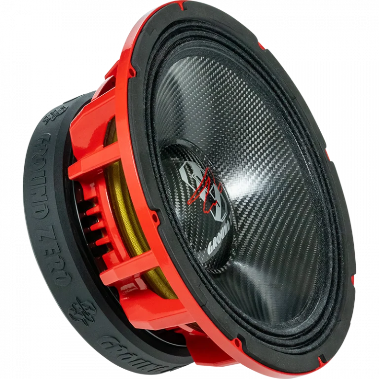 Haut-parleur médium-grave Ground Zero 25 cm / 10" SPL carbone 1000W