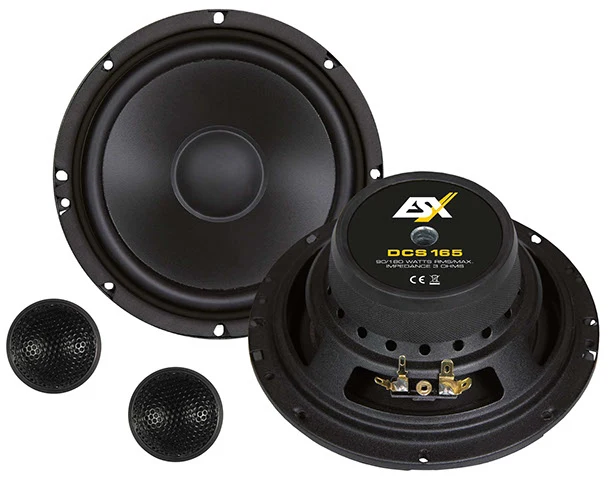 Haut-parleurs ESX DCS165 - 16.5cm - 90W RMS - 3Ω - Kit 2 Voies - Fiat Ducato