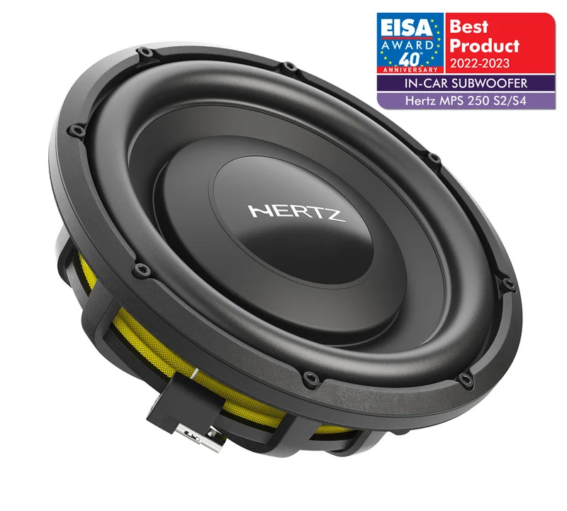 Subwoofer Hertz MPS 250 S4 - 10" - 500W RMS - 4Ω - Shallow - Profondeur 82.6mm