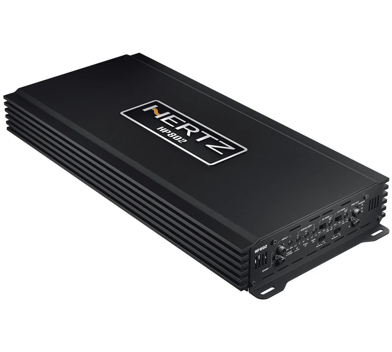 Amplificateur Hertz HP 802 - 2 Canaux - 1800W - Classe AB - Stable 1Ω - Égaliseur Paramétrique