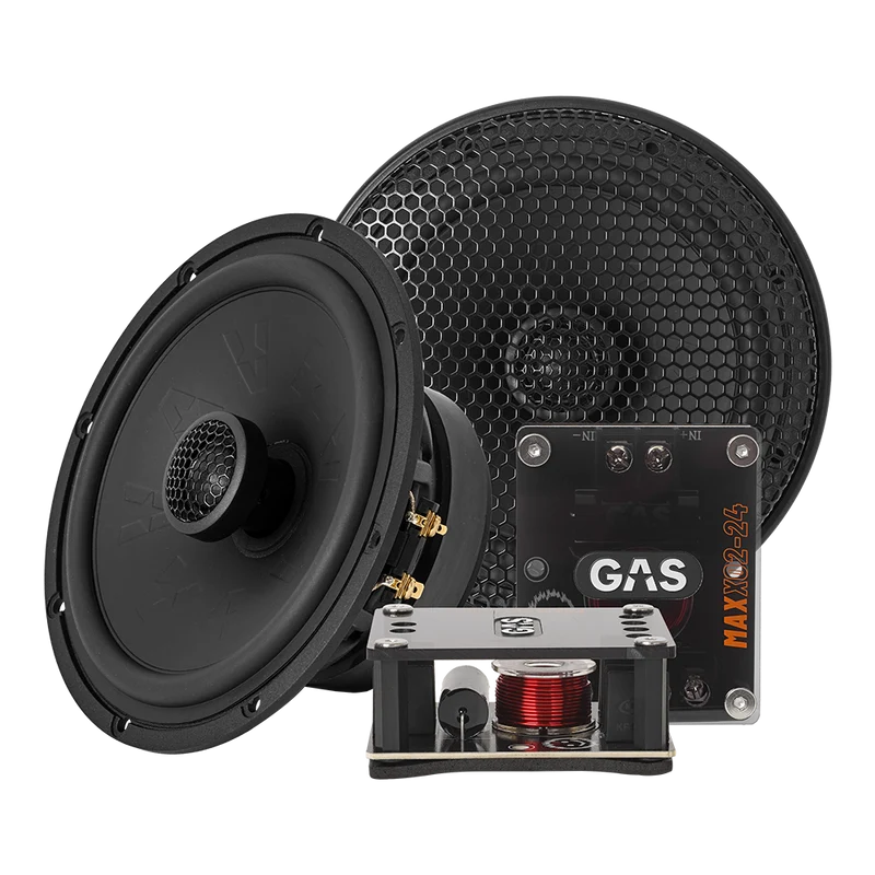 Haut-parleur Coaxial GAS MAX X2-64 - 6.5" - 110W RMS - 4Ω - Résistant aux Intempéries