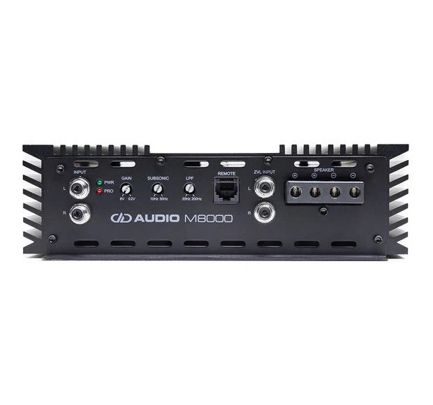 DD Audio M8000 - Amplificateur mono Classe D 8000W RMS nouvelle génération