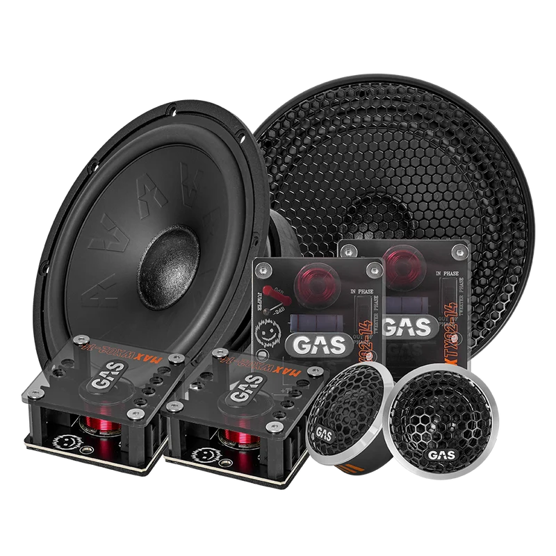 GAS MAX K2-64 - Kit haut-parleurs 2 voies 16,5 cm (6,5") 130W RMS