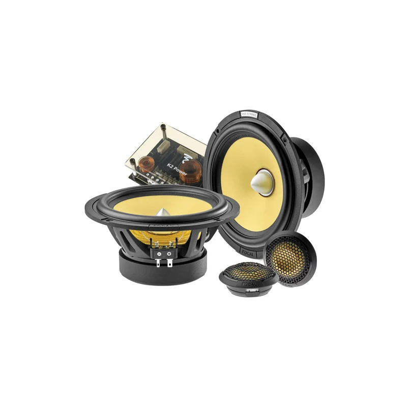 Focal ES 165 K2E - Kit 2 Voies Séparé 6,5" 100W RMS K2 Power - Fabriqué en France