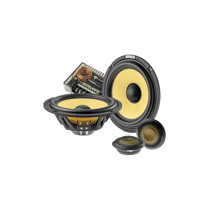 Focal ES 165 K2S - Kit 2 Voies Séparé 6,5" 70W RMS Profil Slim - Fabriqué en France