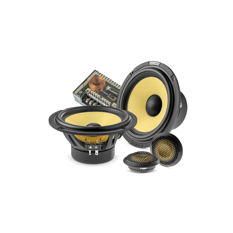 Focal ES 165 KE - Kit 2 Voies Séparé 6,5" 100W RMS K2 Power - Fabriqué en France