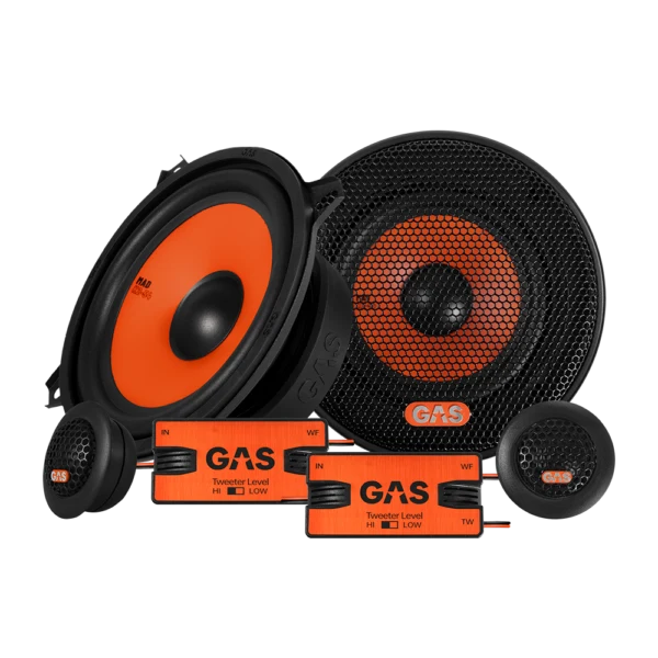 GAS MAD K2-54 - Kit 2 Voies Séparé 5,25" 90W RMS 4 Ohms