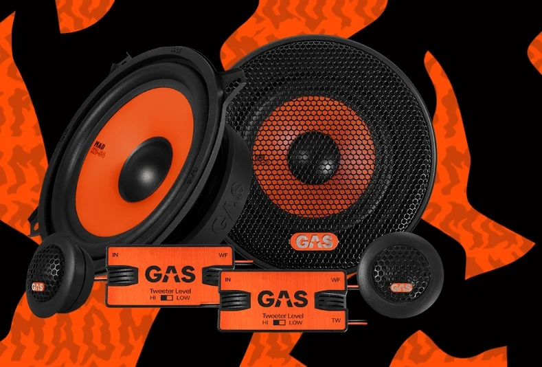 GAS MAD K2-54 - Kit 2 Voies Séparé 5,25" 90W RMS 4 Ohms