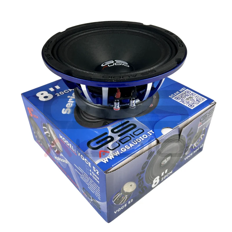 GS Audio VOCE8 - Haut-parleur de graves 200 mm - Bobine 52 mm - 400 W RMS 8 ohm