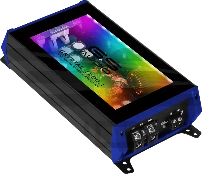 GS Audio Full-Range Mono 1200 W RMS @ 1 Ω – Série Crystal