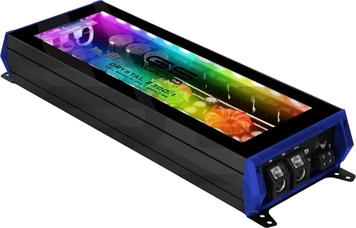 GS Audio Amplificateur Mono Full-Range 2300 W RMS @1 Ω – Série Crystal