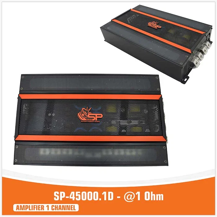 SP Audio SP-45000.1D 1 Ω – Amplificateur Mono Classe D 1 × 45 000 W RMS