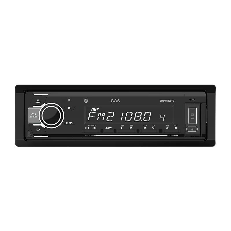 GAS Audio MAD M120-BTD – Autoradio 1-DIN Bluetooth & DAB+ USB / AUX, RCA