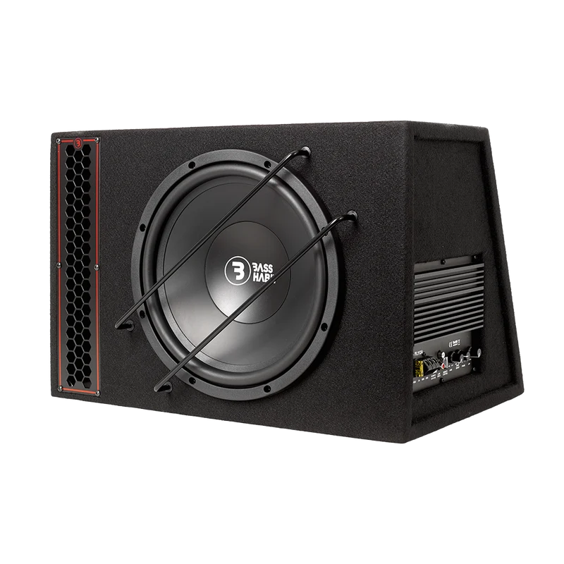 Subwoofer 30 cm actif « Play PL112A » – caisson de basse amplifié voiture | kit sono voiture