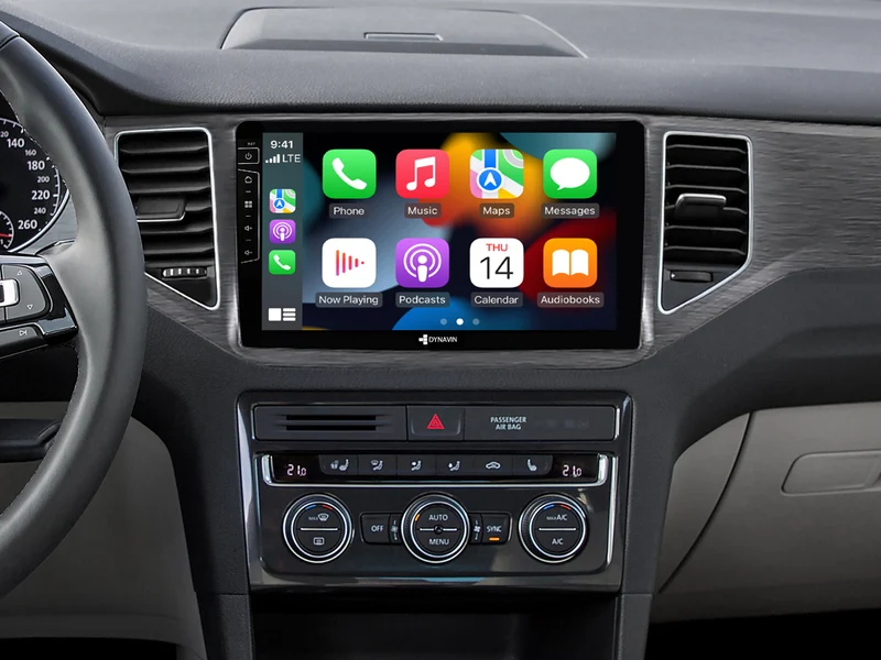 Autoradio Android 10,1″ Plug & Play Dynavin D9-135B Premium argenté pour Volkswagen Golf Sportsvan (2014-2020)