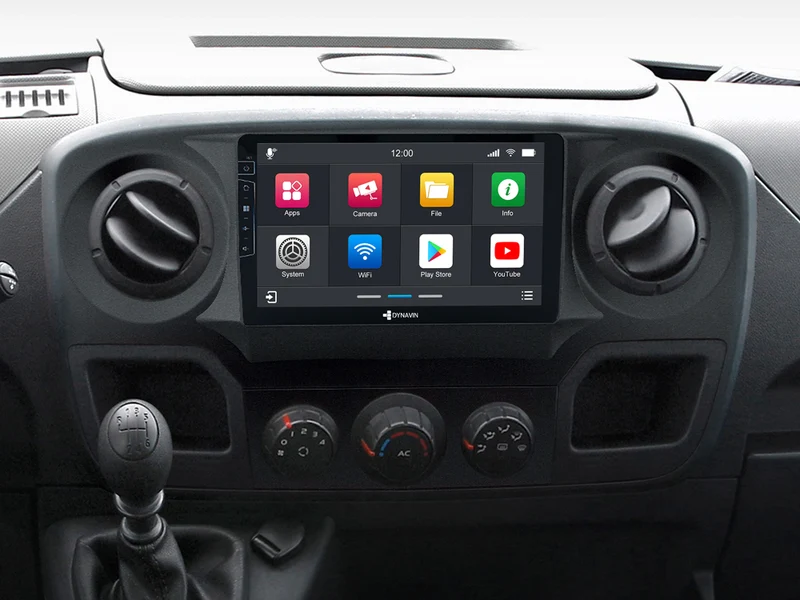 Autoradio Android 9″ Plug & Play Dynavin D9-RN-1 Plus/Flex-C pour utilitaires (Renault Master III/IV, Opel Movano B, Nissan NV400 2010-2019)