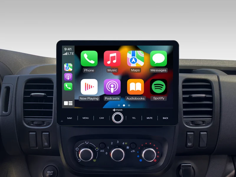 Autoradio Android 10,1″ Plug & Play Dynavin D9-RNTRF Premium pour Renault Trafic III / Opel Vivaro B / Nissan NV300 / Fiat Talento (2014-2021)