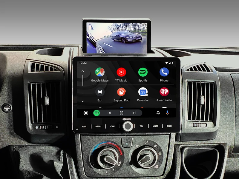Autoradio Android 10,1″ Plug & Play Dynavin D9-DCX Plus pour utilitaires / camping-car (Fiat Ducato 2006-2021, Citroën Jumper II, Peugeot Boxer II)