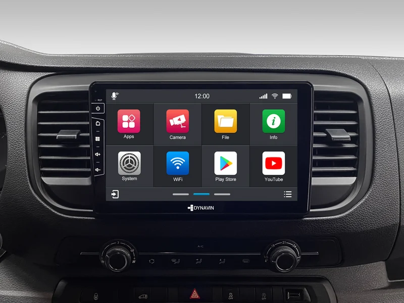 Autoradio Android 9″ Plug & Play Dynavin D9-TYPA Premium pour Toyota ProAce / Peugeot Expert / Citroën Jumpy / Opel Vivaro (2016–2024)