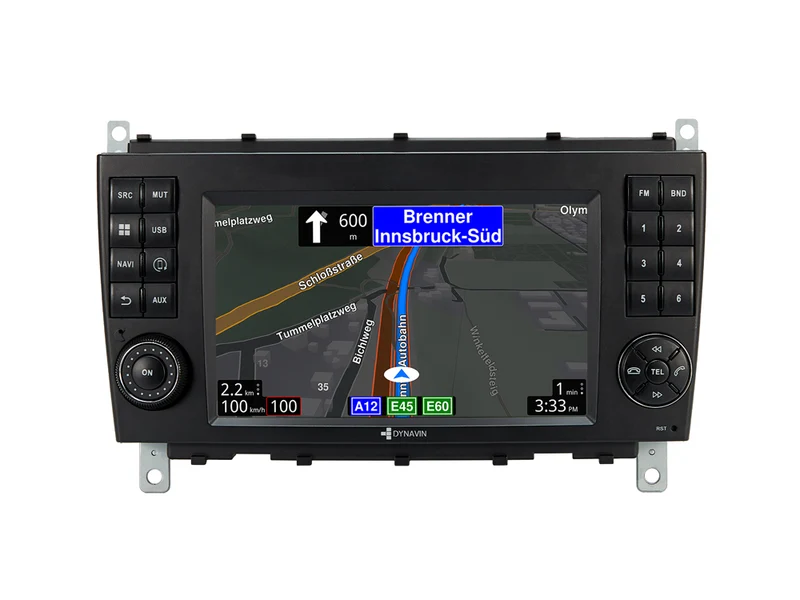 Autoradio Android 7″ Plug & Play Dynavin D9-MBC Premium pour Mercedes Classe C (W203/W204)