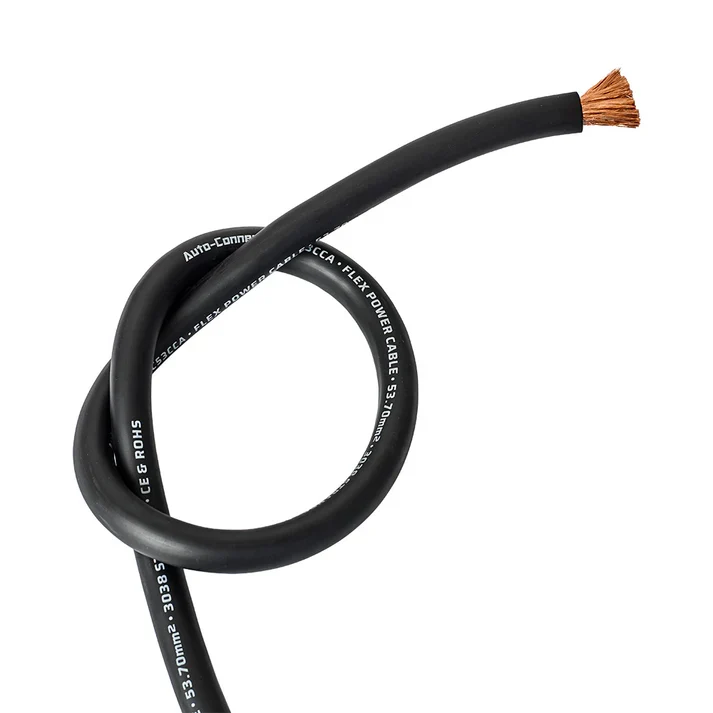 Câble d'alimentation Pure CCA 53,7 mm², noir