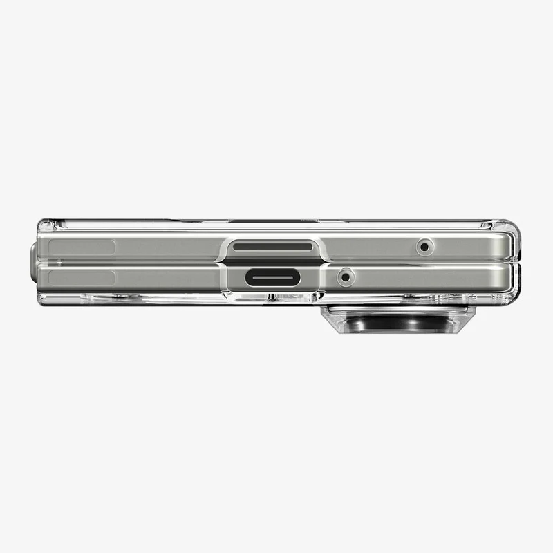 Spigen Samsung Galaxy Z Fold 7 Air Skin (MagFit) Case - Clear Case / White Ring