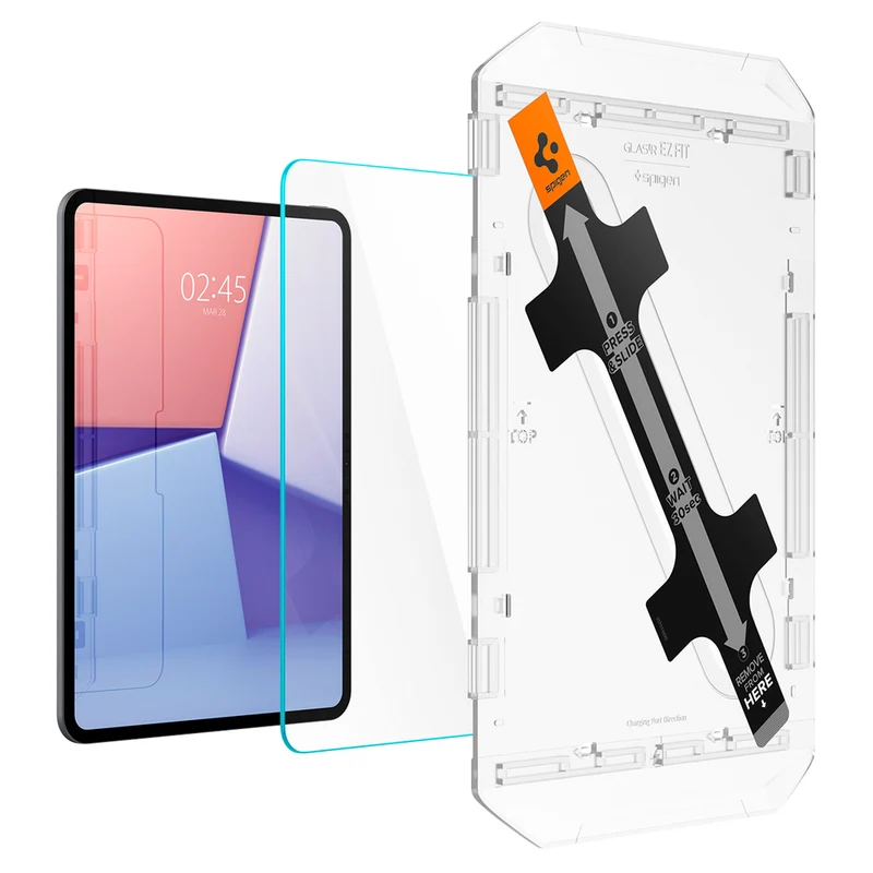 Spigen Apple iPad Pro 11 M5/M4 (2025/2024) EZ Fit GLAS.tR Slim 1PC Glass Screen Protector (Clear)