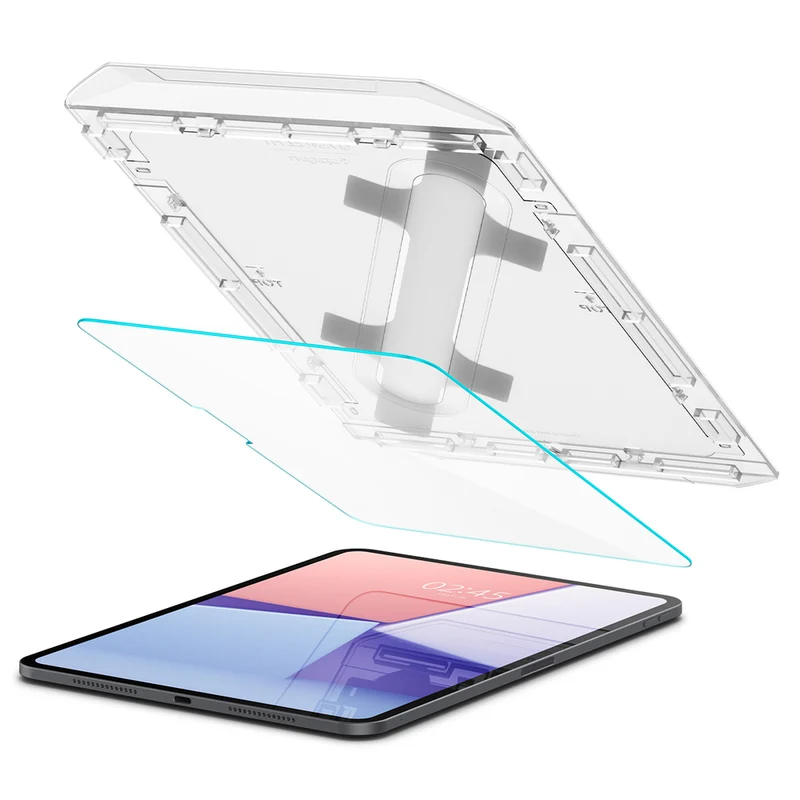 Spigen Apple iPad Pro 11 M5/M4 (2025/2024) EZ Fit GLAS.tR Slim 1PC Glass Screen Protector (Clear)