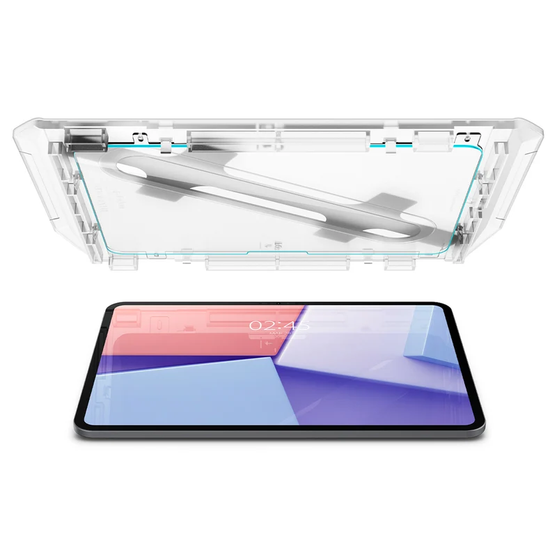 Spigen Apple iPad Pro 11 M5/M4 (2025/2024) EZ Fit GLAS.tR Slim 1PC Glass Screen Protector (Clear)