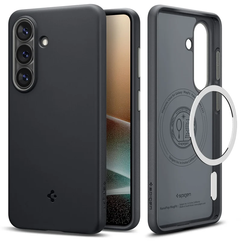 Spigen Galaxy S26 Nano Pop (MagFit) Case (Black Sesame)