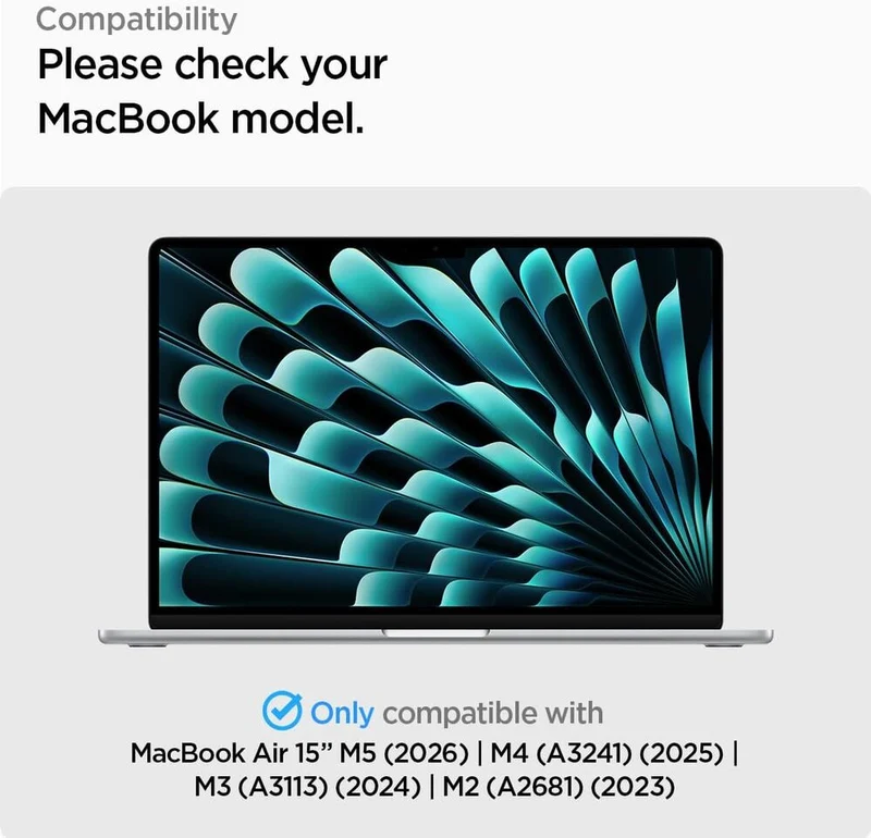 Spigen MacBook Air 15" 2026/2025/2024/2023 (M5/M4/M3/M2) Urban Fit Case (Black)