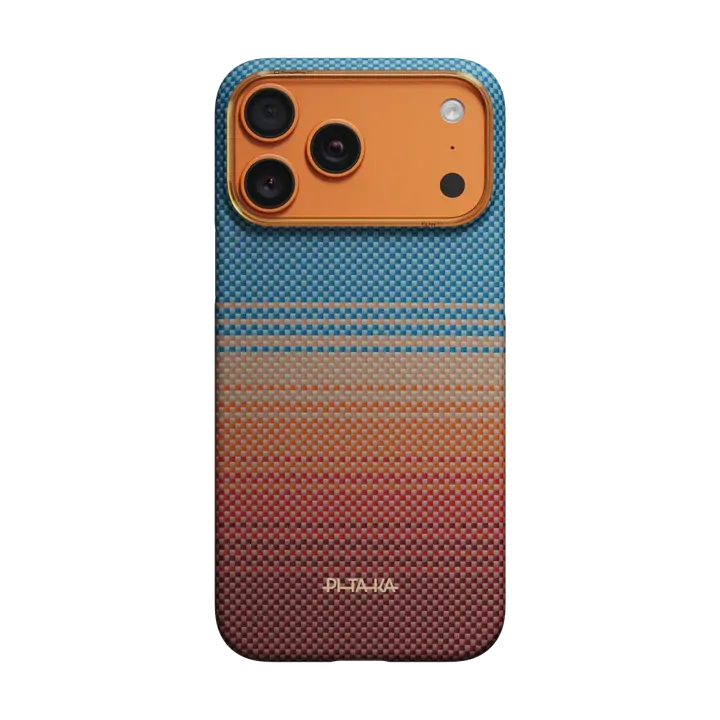 PITAKA Aramid Fibre Sunset2.0-California Dream 01 Edge Case for iPhone 17 Pro Max