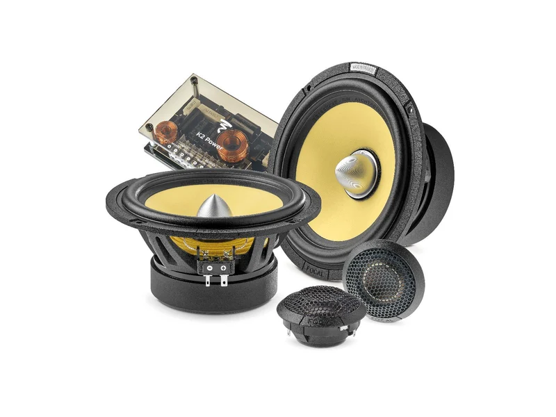 Focal ES 165 KX2E - Kit 2 Voies Séparé 6,5" 120W RMS K2 Power - Fabriqué en France