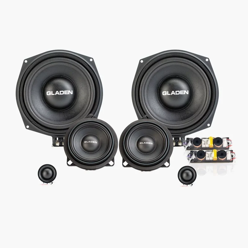 Pack Audio Système Haut-Parleurs 200 mm BMW – Kit 3 Voies avec Crossovers | Plug & Play