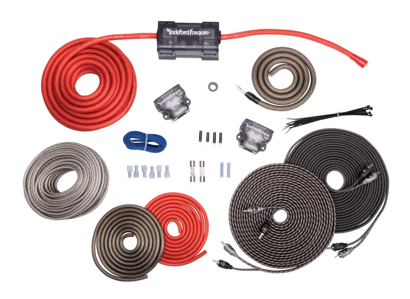Rockford Fosgate RFK4D – Kit de Câblage 10mm2 Amplificateur