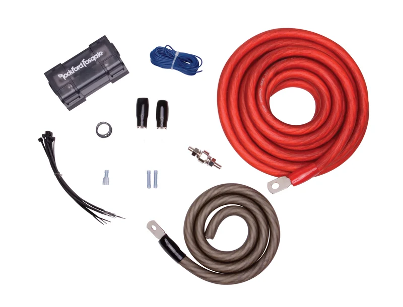 Rockford Fosgate RFK1 – Kit de Câblage 1/0 AWG Haute Puissance