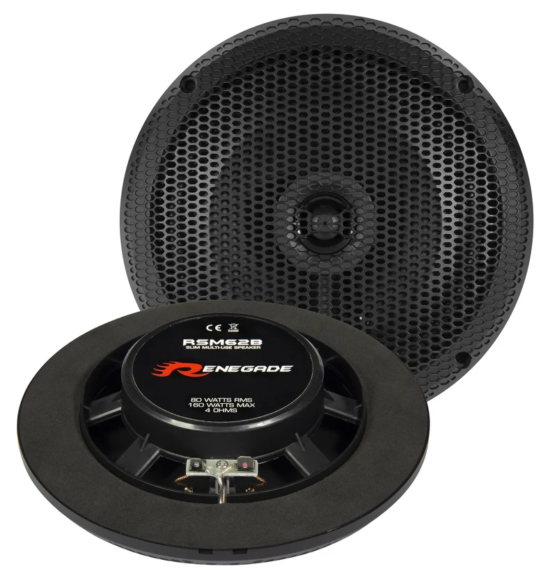 Haut-parleur coaxial 2 voies de plafond ou mural pour salle de bain / marine / extérieur RSM62B